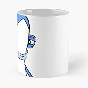 Left Pepe Classic Mug - 11 Ounce For Coffee, Tea, Cocoa And Mulled Drinks, The Best Gift Holidays. Moniloix