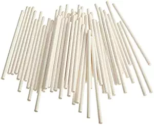 Cake Pop Sticks, 1000 Count 4" Paper Sticks for Cake Pops, Lollipops, Candy Apples, Bake Shop Supply