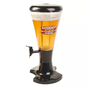 3L Cold Draft Beer Tower Dispenser Plastic with LED Lights