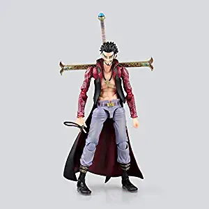 CLEARNICE 20Cm One Piece Hawkeye Mihawk Toy PVC Anime Figure Mihawk Joint Mobility Model Action Figures Doll Decoration Kids Gift Z125