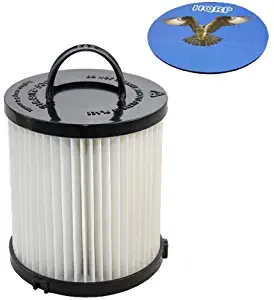 HQRP HEPA Dust Cup Filter Works with Eureka 4230 4240 Series Comfort Clean 4235AZ 4236AZ 4237AZ 4238AZ 4239AZ / Whirlwind Rewind 4242A Upright Vacuum Plus Coaster