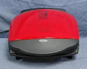 George Foreman GR10AR Metallic Red Hot Metals Indoor Grill