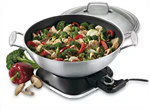 Cuisinart WOK-730 7-2/7-Quart Electric Wok, Stainless Steel