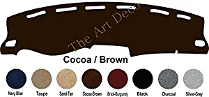 The Artdeco Custom Made Carpet Dash Cover Fits for Chrysler 300M Dash Cover Mat Pad Fits 1999-2004 (Cocoa/Brown)