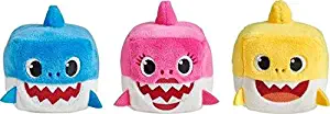 Baby Shark Song Light Up Plush Cube Pink Fong