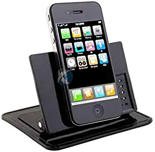 LG Phoenix 2 Compatible Car Dashboard Mat Sticky Dash Holder Mount Stand Vehicle Desktop Phone Dock Black