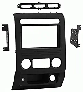 Carxtc Double Din Install Car Stereo Dash Kit for a Aftermarket Radio Fits 2019 Ford F-250/350/450/550 XL W/O Color Screen Trim Bezel is Black