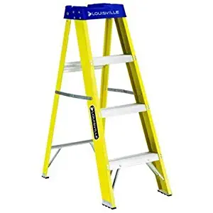 Louisville Ladder FS2004 250lb Duty Rating Fiberglass Step Ladder 4ft --P#EWT43 65234R3FA491066