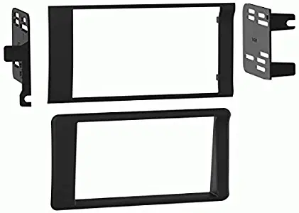 Carxtc Double Din Install Car Stereo Dash Kit for a Aftermarket Radio Fits 1998-2001 Dodge Ram Pickup 1500, 2500, 3500 Trim Bezel is Black