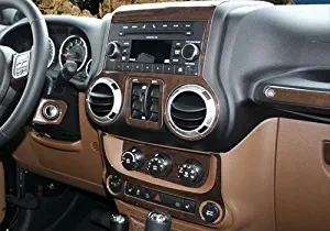 Sherwood Dash Jeep Wrangler Dash Kit - 1723-MET