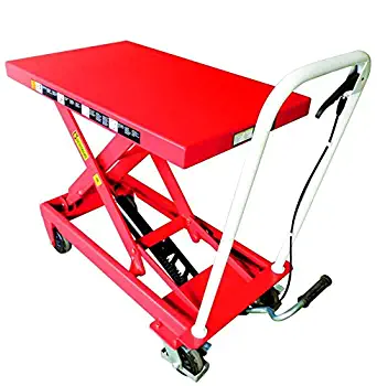 Giant Move MP-EA22 Heavy Duty Lift Table, 500 lb. Capacity, 28.5" Maximum Table Height, Orange