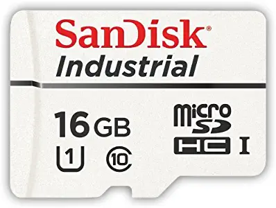 SanDisk 16GB Industrial MLC MicroSD SDHC UHS-I Class 10 SDSDQAF3-016G Bulk (10 Pack)