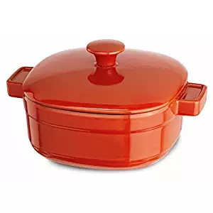 KitchenAid KCLI30CRAU Streamline Cast Iron 3-Quart Casserole Cookware - Autumn Glimmer