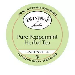 TWININGS PURE PEPPERMINT TEA CAFFEINE FREE K CUPS 96 COUNT