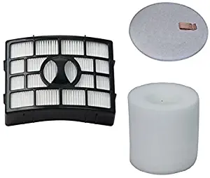 Best Vacuum Filter Compatible with Shark NV650 HEPA, Foam & Felt Filter Bundle Fits AX950, AX951, AX952, AZ1000W, AZ1002, AZ1002BRN, NV650 NV651 NV652 NV750 NV751 Vacuums Part # XFF650 & XHF650