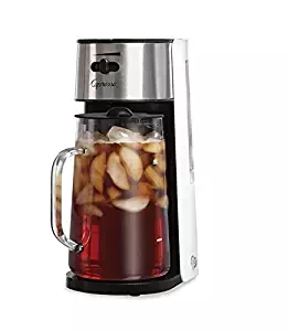 White/Stainless Ice Tea Maker