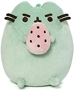 GUND Pusheenosaurus Standing with Egg Plush Stuffed Dinosaur, Green, 6", Multicolor