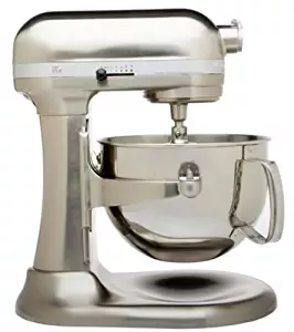 Kitchenaid Professional 600 Stand Mixer 6 quart, Nickle Pearl Polished Metal (Certified Refurbished)