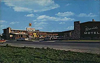The Fireside Motel Eureka, California CA Original Vintage Postcard