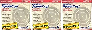 Presto 09964 PowerCup Concentrators, Package of 8 (3, WHITE)