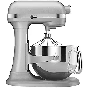 KitchenAid RKP26M1XMC Professional 600 Series Bowl-Lift Stand Mixer, 6 Quart, Metallic Chrome (Certified Refurbished)