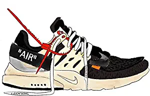 MR3Graphics Magnet Presto Off-White Magnetic Car Sticker Decal Bumper Magnet Vinyl 5"