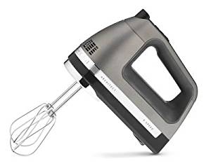 Kitchenaid 9 Speed Hand Mixer silver