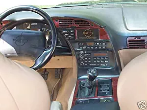 CHEVROLET CHEVY CORVETTE C-4 C4 C 4 INTERIOR BURL WOOD DASH TRIM KIT SET 1994 1995 1996