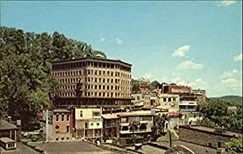 View Of The Basin Park Hotel Eureka Springs, Arkansas AR Original Vintage Postcard