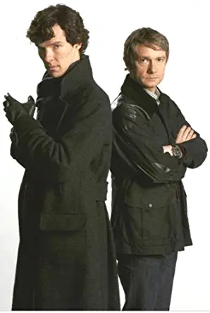 Sherlock Bendedict Cumberbatch Holmes Martin Freeman Watson Together 8 x 10 Photo