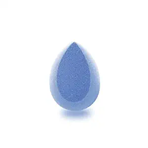 Snowflakes Makeup Sponge Microfiber with Dual Layer Structure Velvet Makeup Sponge Cosmetic Beauty Blender for Flawless Foundation, Powder, Liquid and Cream (Blue)