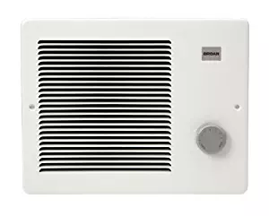 Broan 178 Wall Heater, 1000/2000 Watt 240 VAC, White Painted Grille