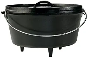 Lodge L12DCO3 Deep Camp Dutch Oven, 8 Quart