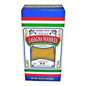 Trader Joe's No Boil Italian Lasagna Noodles (Pack of 2)