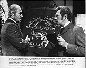 Murder by Decree Sherlock Holmes & Watson James Mason Christopher Plummer Photo