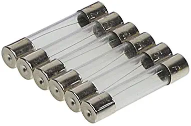 Zephyr Fast Acting Glass Cartridge Fuse (Pack of 6) 6x30mm (5 Amp)