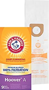 Arm & Hammer 63025A Hoover Type A Premium Vacuum Bag - 9 Pack