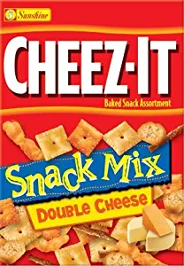 Cheez-it Baked Snack Assortment Double Cheese Snack Mix 9.75 Ounce Box (Pack of 4)