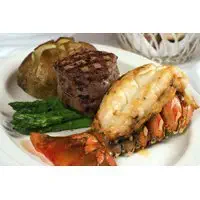 Surf & Turf (2) 8 oz Lobster Tail and (2) 6 oz Filet Mignon Steaks - steak packages - steaks for delivery - steak specials