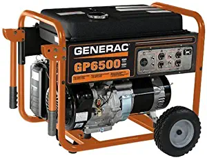 Generac 5946 GP6500 8,000 Watt 389cc OHV Portable Gas Powered Generator (CARB Compliant)