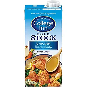 College Inn Bold Chicken Stock in Aseptic Carton, 32-Ounce (Pack of 12)