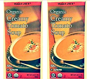 2 Boxes of Trader Joe's Organic Creamy Tomato Soup - Gluten Free