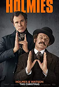 HOLMES AND WATSON (2018) Original Authentic Movie Poster 27x40 - Double - Sided - Will Ferrell - John C Reilly