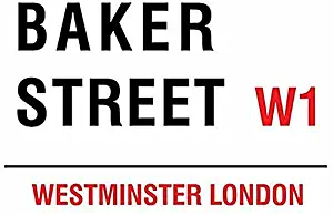 Baker Street, London (Sherlock Holmes) small size metal sign 8" x 6" (og 2015)