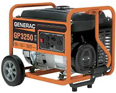 Generac 5982 GP3250 3250 Running Watts/3750 Starting Watts Gas Powered Portable Generator - CSA Compliant