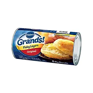 Pillsbury Grands Original Flaky Layer Biscuit, 16.3 Ounce -- 12 per case.