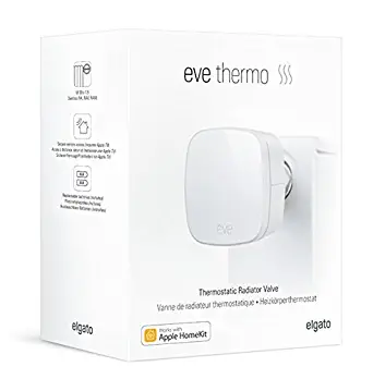 Elgato Eve Thermo - App-Enabled Thermostatic Radiator Valve with Apple HomeKit technology, Bluetooth Low Energy