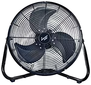 Comfort Zone Industrial Portable Floor & Office Fan | 18 Inch, 3 Speed, High Velocity Fan