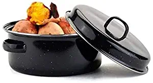 DEJA Multifunctional Household Smoke-Free Barbecue Pot Roasted Sweet Potato Barbecue Sauce Non-Stick Barbecue Stove Roasted Potato Pot Kitchen Pot