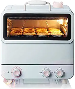 LBSX 20L Mini Steam Oven Adjustable Temperature 100-250 ℃ and 60 Minutes Timer Multifunctional Household Steam Oven Integrated Machine Double-layer Tempered Glass Door Built-in Lighting 1200W